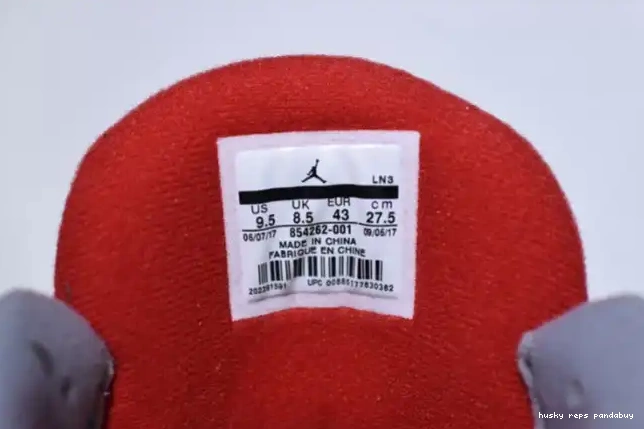 Rep Husky 854262-001 Black Jordan 3 Cement Air 0516